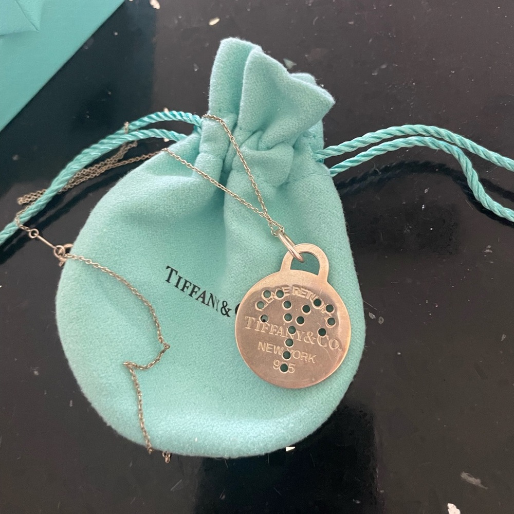 Tiffany & Co large zodiac necklace